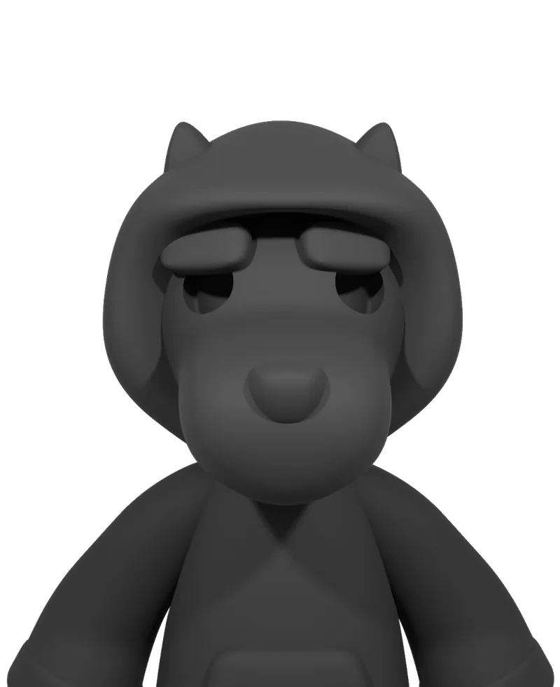 N3KI figure portrait, assembled