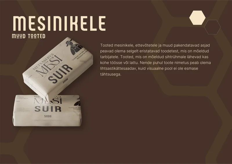 Metsaserva Mesi beekeeping supplies packaging